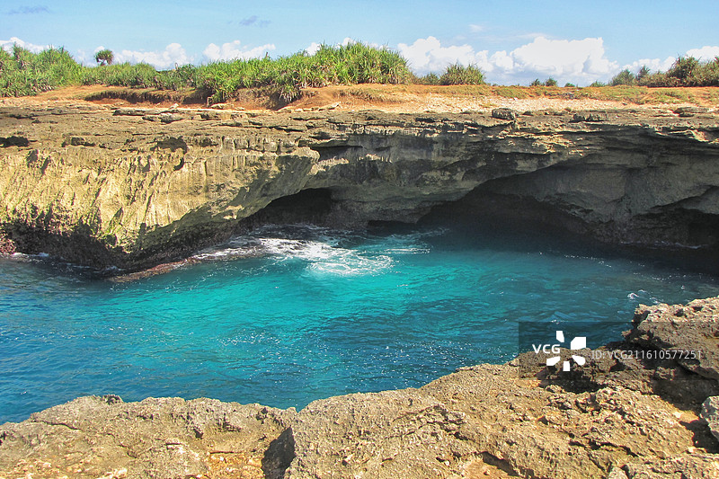 印尼蓝梦岛图片素材