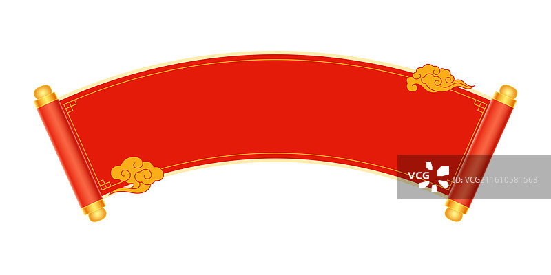 中国风卷轴画图片素材