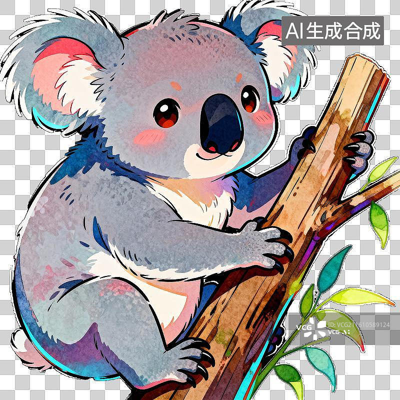 【AI数字艺术】考拉，树袋熊图片素材