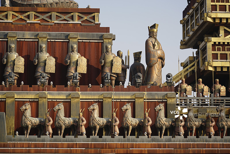 西安昆明池七夕公园图片素材