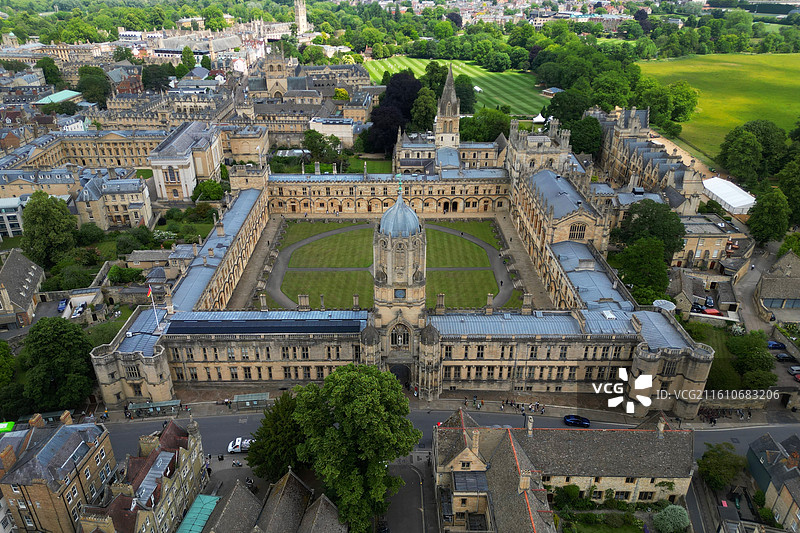 英国牛津汤姆塔 Tom Tower图片素材
