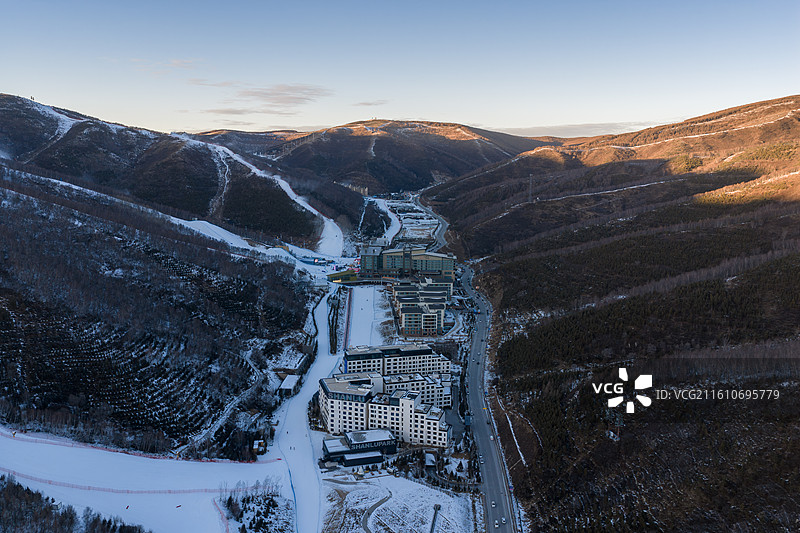张家口崇礼云顶滑雪场北京冬奥会会场图片素材