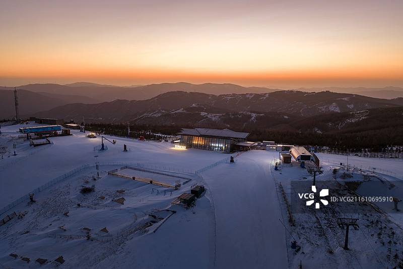 张家口崇礼云顶滑雪场北京冬奥会会场图片素材