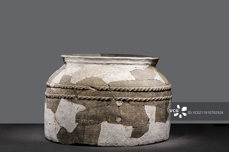 陶瓮 二里头文化 中国考古博物馆图片素材