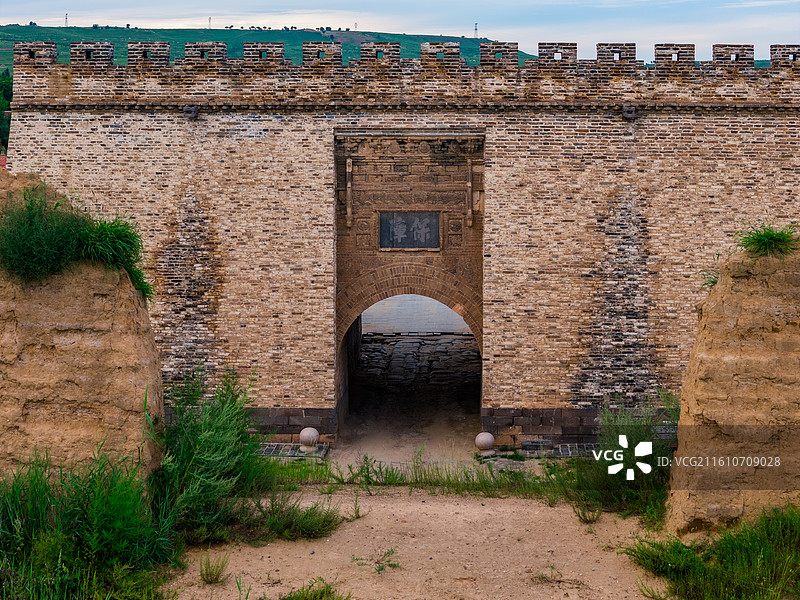 山西 大同 新荣区 得胜堡 市场堡 镇羌堡 明长城图片素材