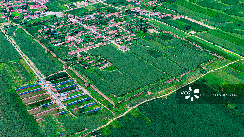 山西 大同 新荣区 得胜堡 市场堡 镇羌堡 明长城图片素材