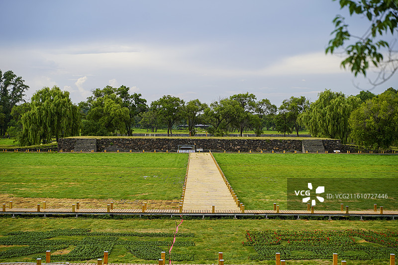 牡丹江渤海国上京龙泉府遗址图片素材
