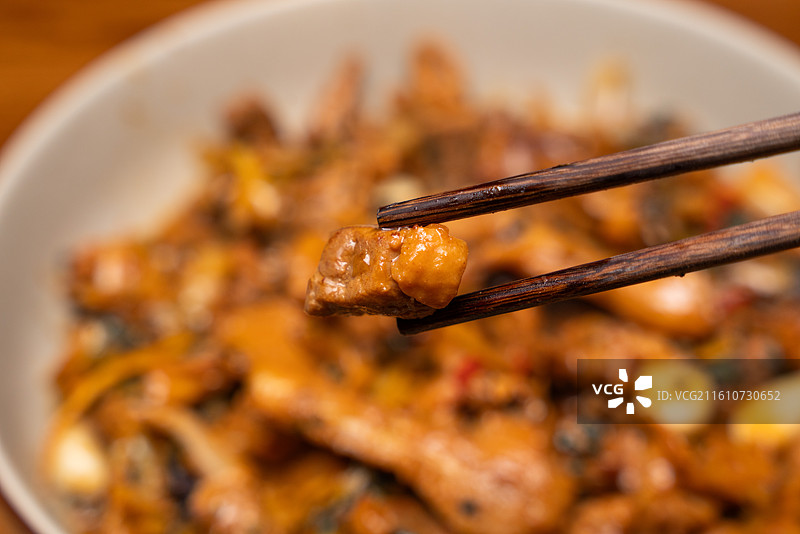 广西非遗名菜柠檬鸭特写图片素材