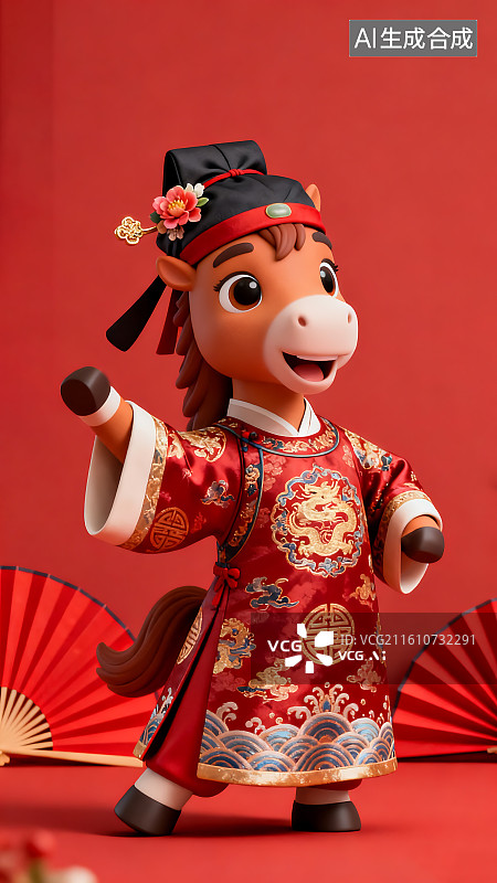 【AI数字艺术】2026年马年国风海报图片素材