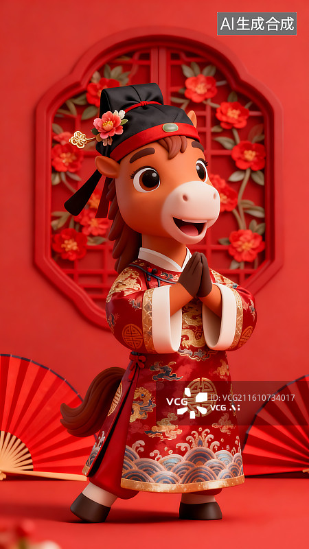 【AI数字艺术】2026年马年国风海报图片素材