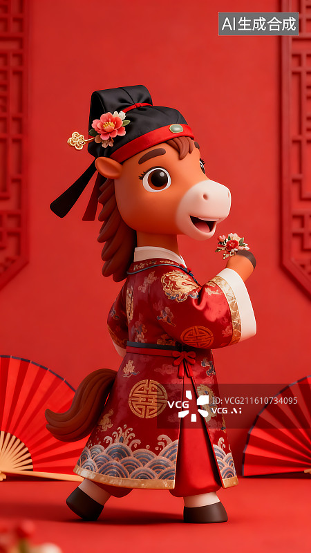 【AI数字艺术】2026年马年国风海报图片素材