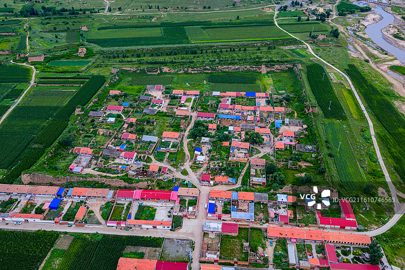 山西 大同 新荣区 得胜堡 市场堡 镇羌堡 明长城图片素材