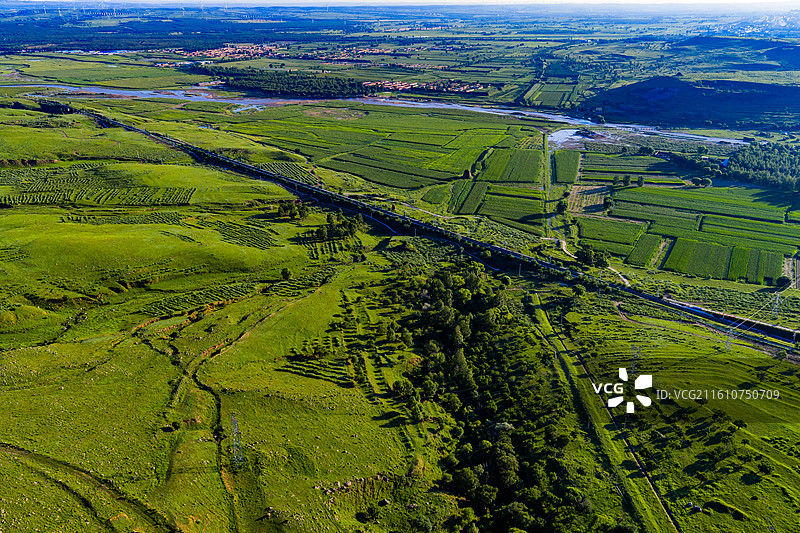 山西 大同 新荣区 得胜堡 市场堡 镇羌堡 明长城图片素材