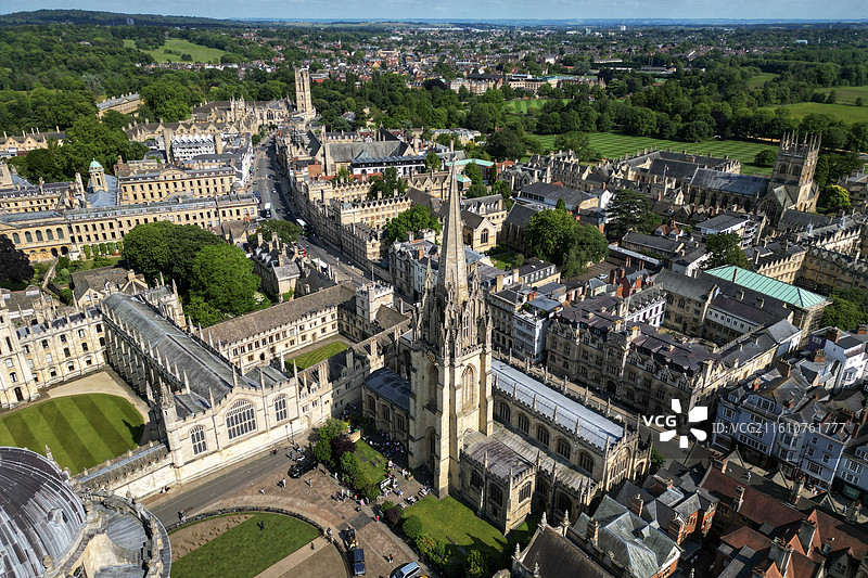 英国牛津大学 圣母玛利亚大学教堂图片素材