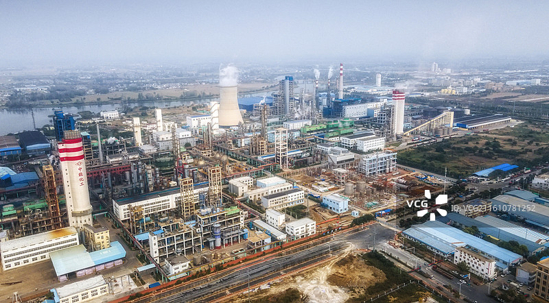现代化大型化工园区全景图片素材