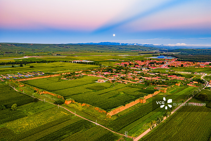 山西 大同 新荣区 得胜堡 市场堡 镇羌堡 明长城图片素材