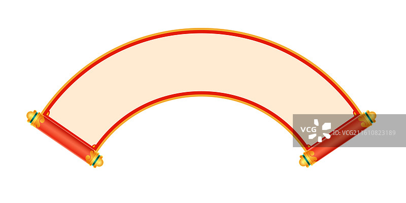 中国风卷轴画图片素材