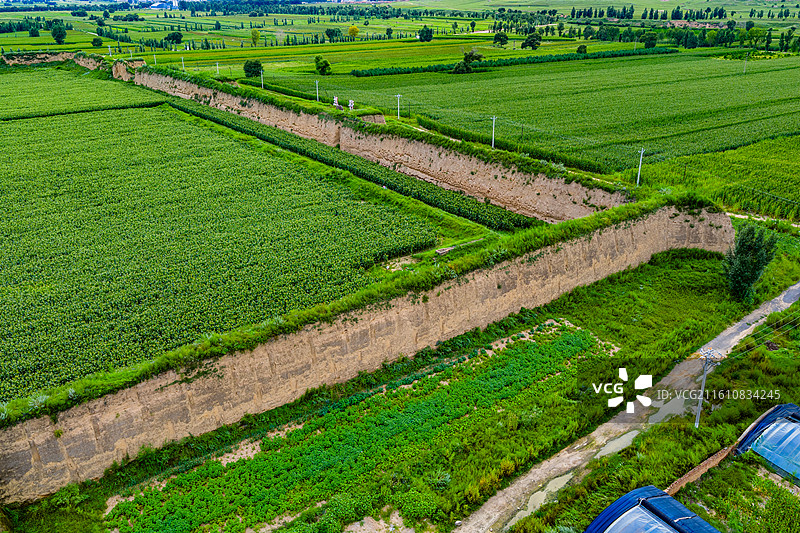 山西 大同 新荣区 得胜堡 市场堡 镇羌堡 明长城图片素材