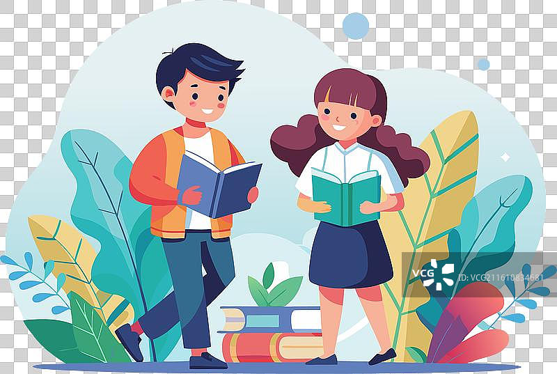 学生们一群人在学习教育图片素材