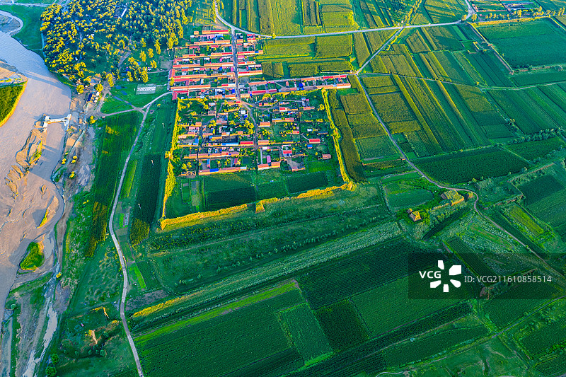 山西 大同 新荣区 得胜堡 市场堡 镇羌堡 明长城图片素材