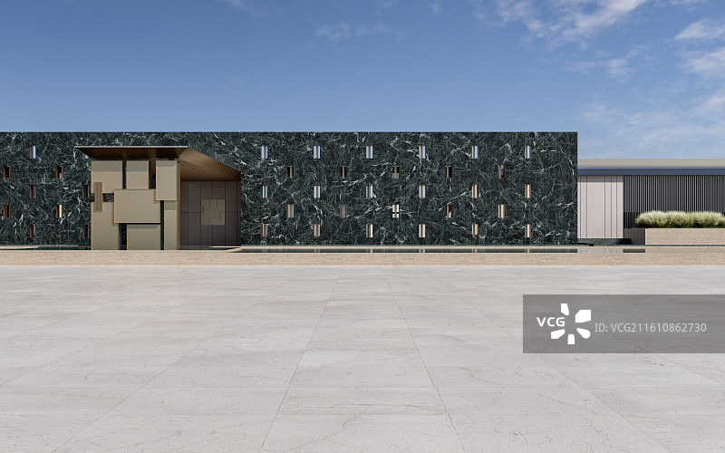 现代别墅_豪华酒店_商务会所_庭院_停车道图片素材