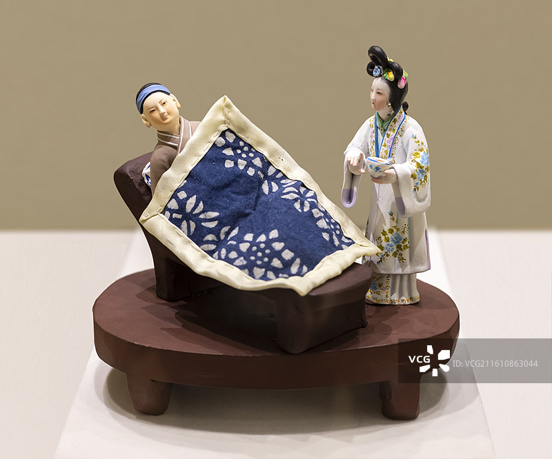 白蛇传 灵丹救夫 惠山泥人 南京博物院图片素材