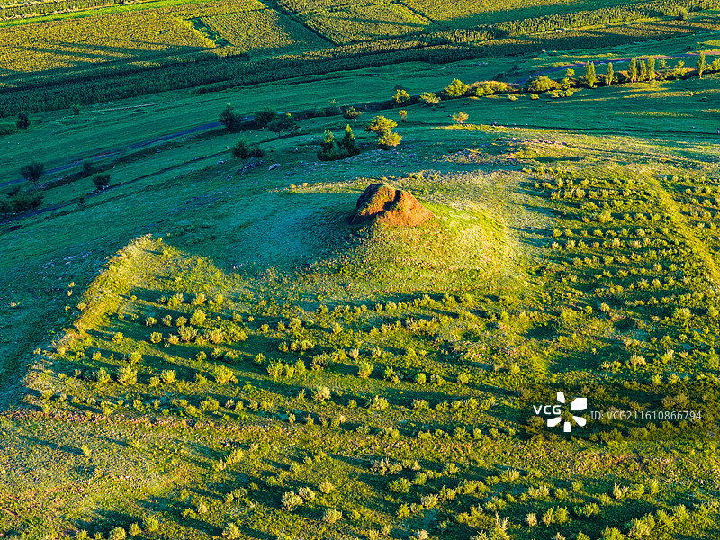 山西 大同 新荣区 得胜堡 市场堡 镇羌堡 明长城图片素材