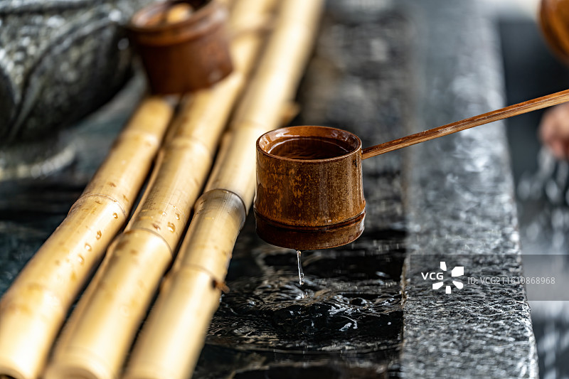 寺庙洗手仪式（净手仪式）图片素材