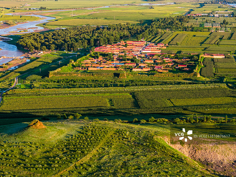 山西 大同 新荣区 得胜堡 市场堡 镇羌堡 明长城图片素材