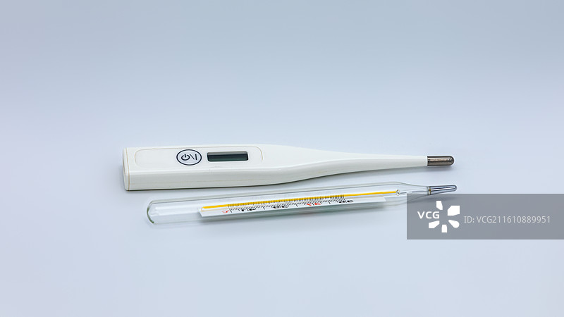 温度计，水银温度计，电子温度计，量体温，发烧感冒，水银，汞图片素材