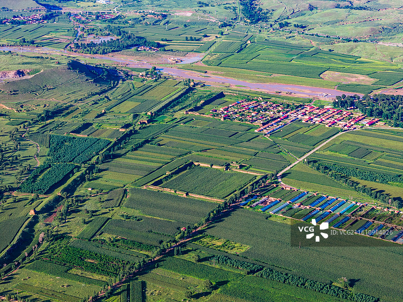 山西 大同 新荣区 得胜堡 市场堡 镇羌堡 明长城图片素材