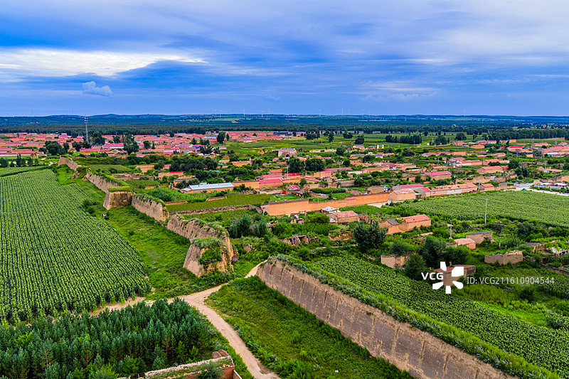 山西 大同 新荣区 得胜堡 市场堡 镇羌堡 明长城图片素材