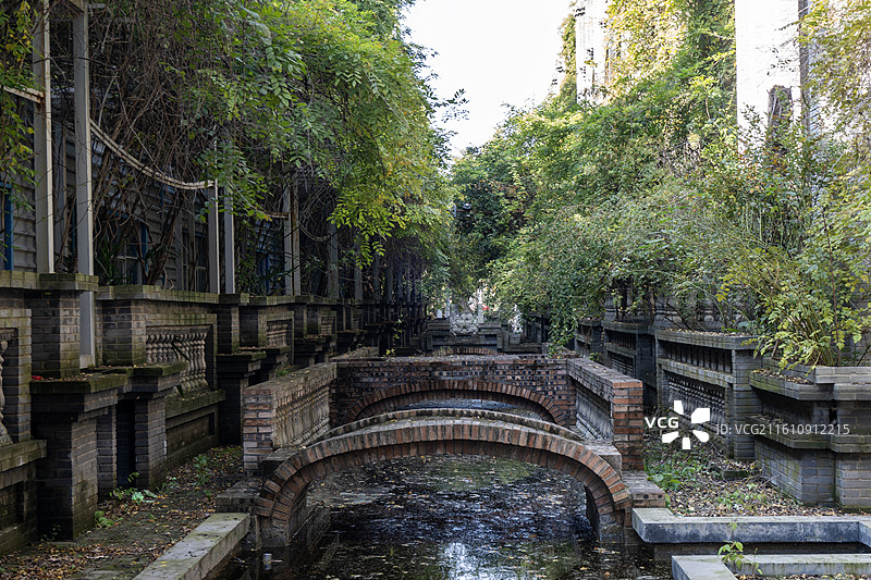 河南商丘虞城大虞春秋文化园民国建筑和西方建筑图片素材