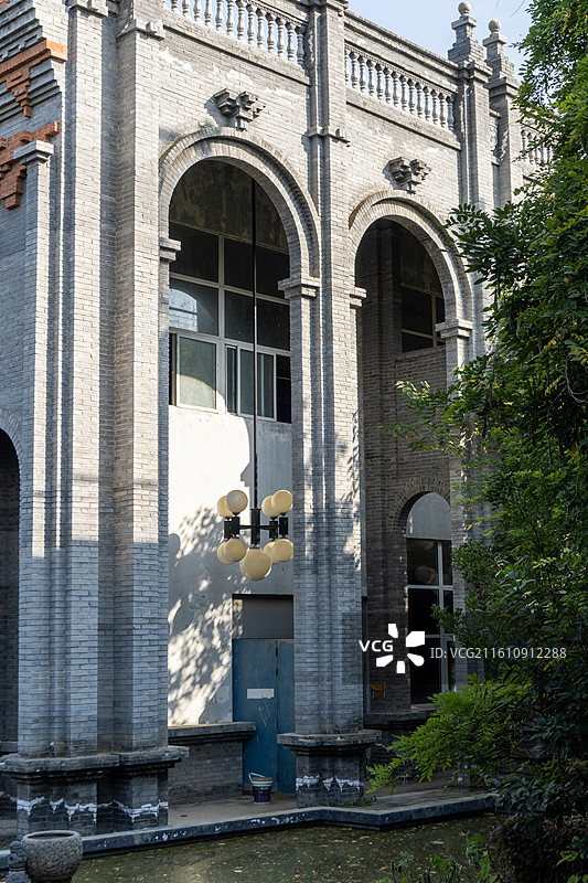 河南商丘虞城大虞春秋文化园民国建筑和西方建筑图片素材