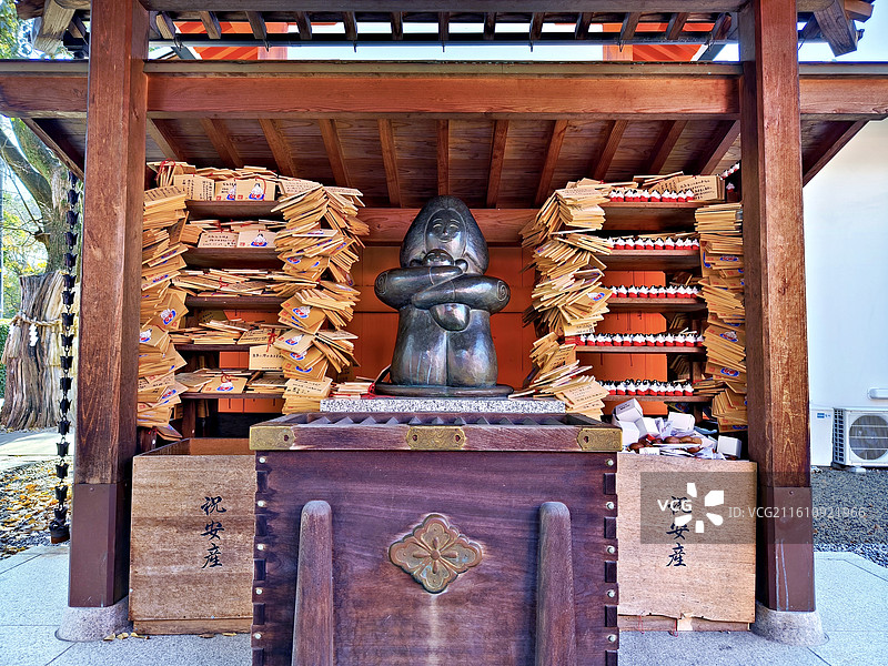 日本大阪府大阪市，住吉大社内的种贷社（たねかしさん）图片素材