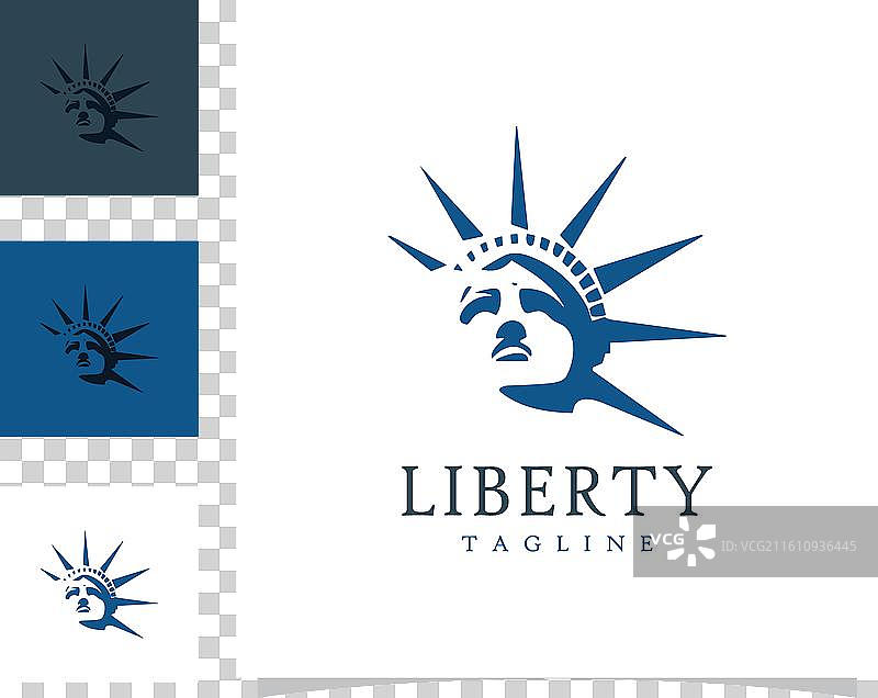 自由女神像标志图标图片素材