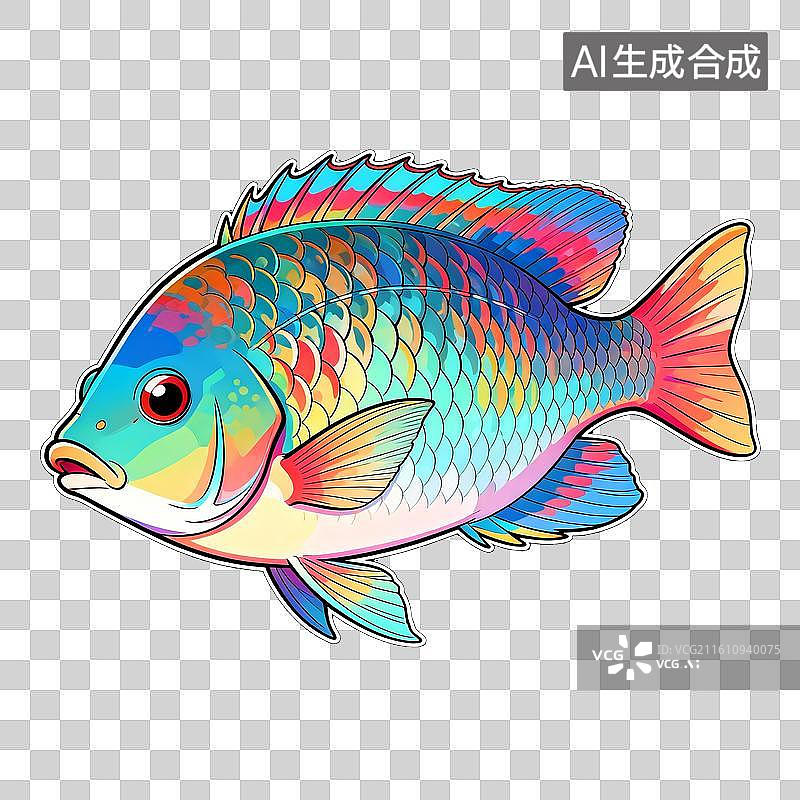 【AI数字艺术】罗非鱼图片素材