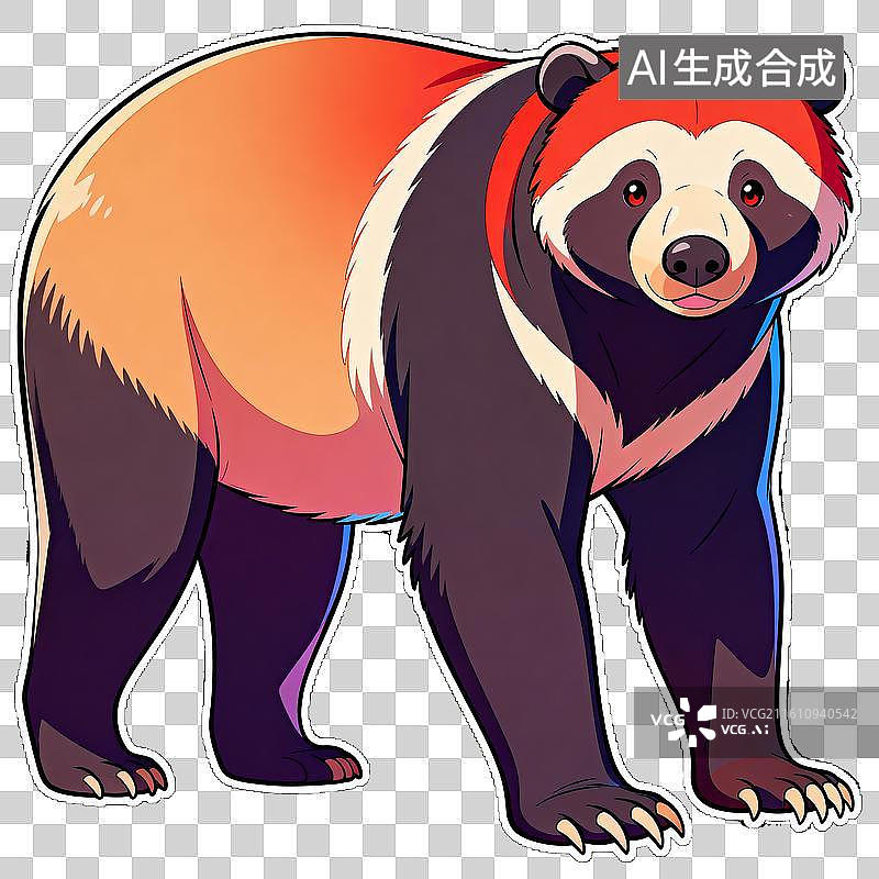 【AI数字艺术】马来熊图片素材