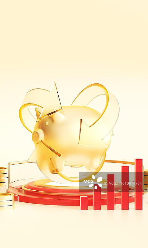 金融理财投资商务金融图标场景图片素材