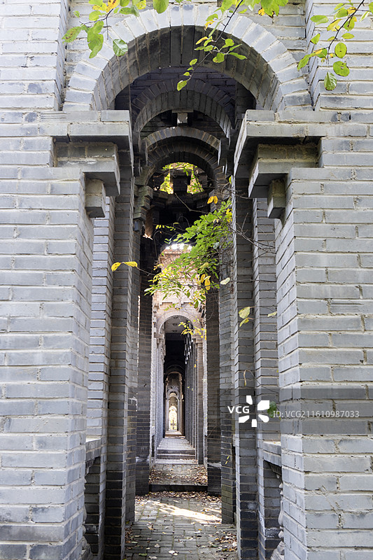 河南商丘虞城大虞春秋文化园民国建筑和西方建筑图片素材