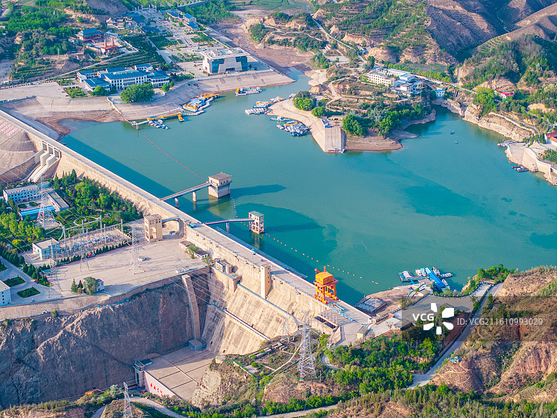 甘肃临夏永靖黄洮交汇观景平台图片素材