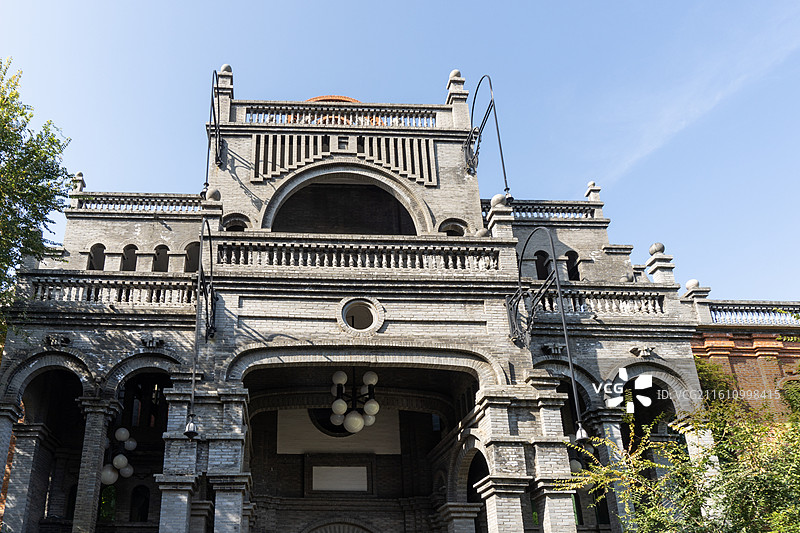 河南商丘虞城大虞春秋文化园民国建筑和西方建筑图片素材