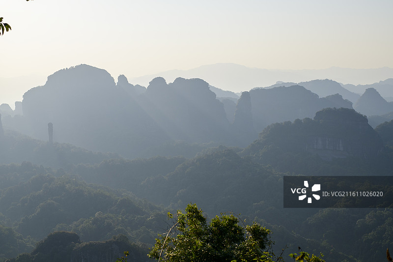 世界自然遗产丹霞山图片素材