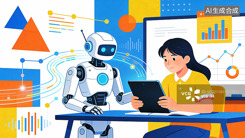 【AI数字艺术】科技网络课程图片素材