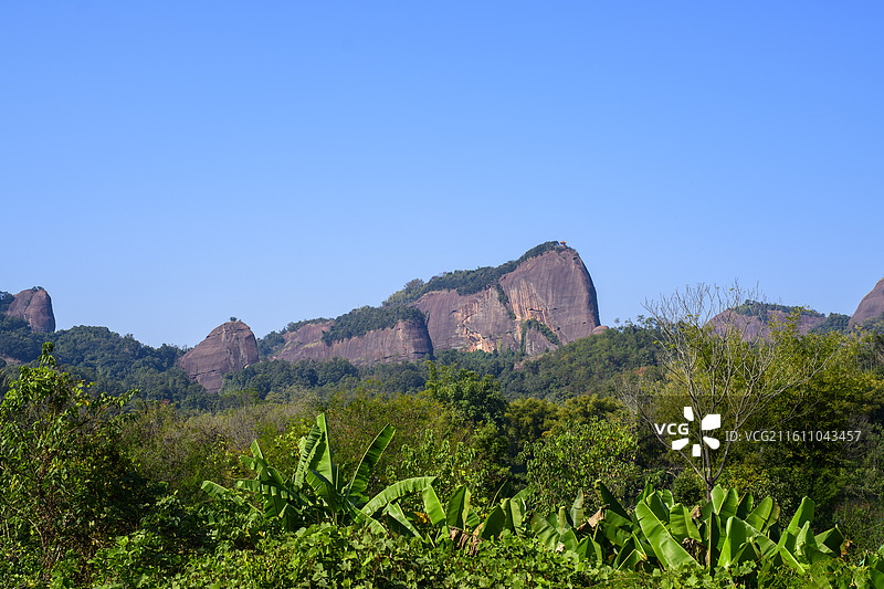世界自然遗产丹霞山图片素材