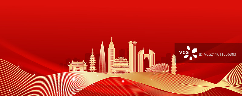 2026马年温州城市新年科技年会庆典KV盛典模版图片素材