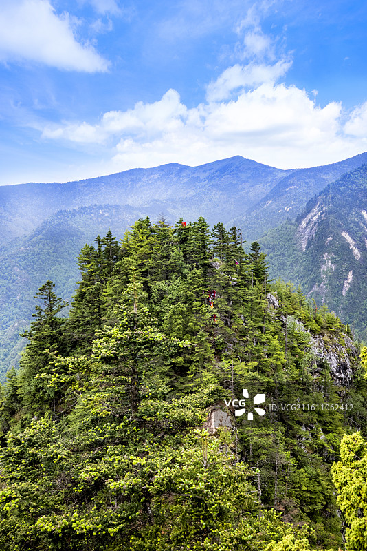 太白山七女秀峰图片素材