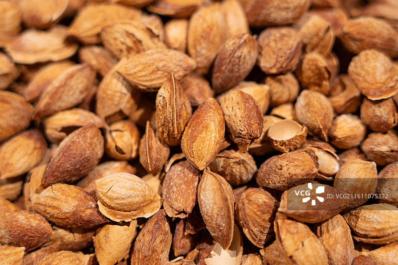 巴旦木坚果特写图片素材