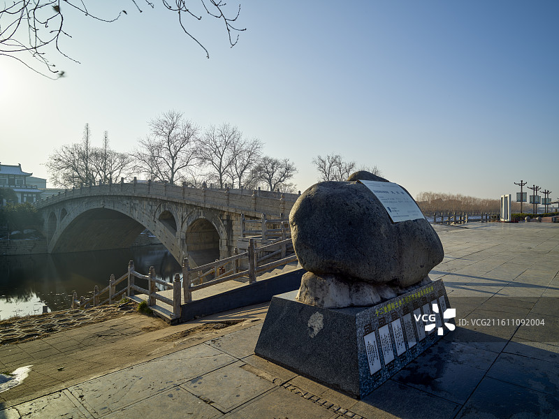 河北省石家庄市赵县赵州桥景区摄影图片图片素材