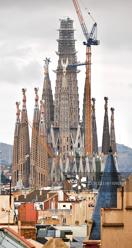 巴塞罗那圣家族大教堂图片素材